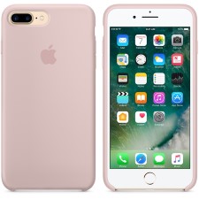  IPHONE 7 + SILCONE CASE -PINK SAND 